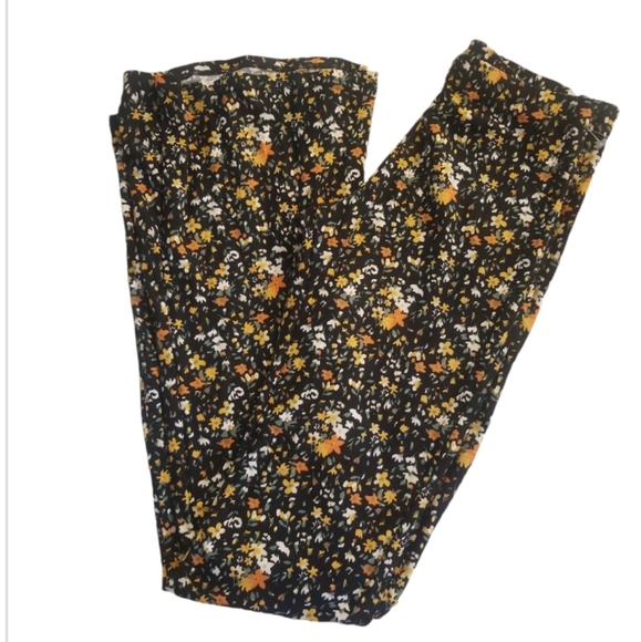 NWOT Vibe Sportswear Floral Flare Yoga Pants - Picture 2 of 6